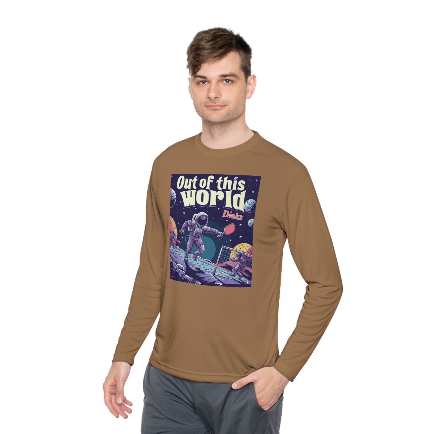 Galactic Game Point Tee – Unisex UV Protective Pickleball Long Sleeve Tee