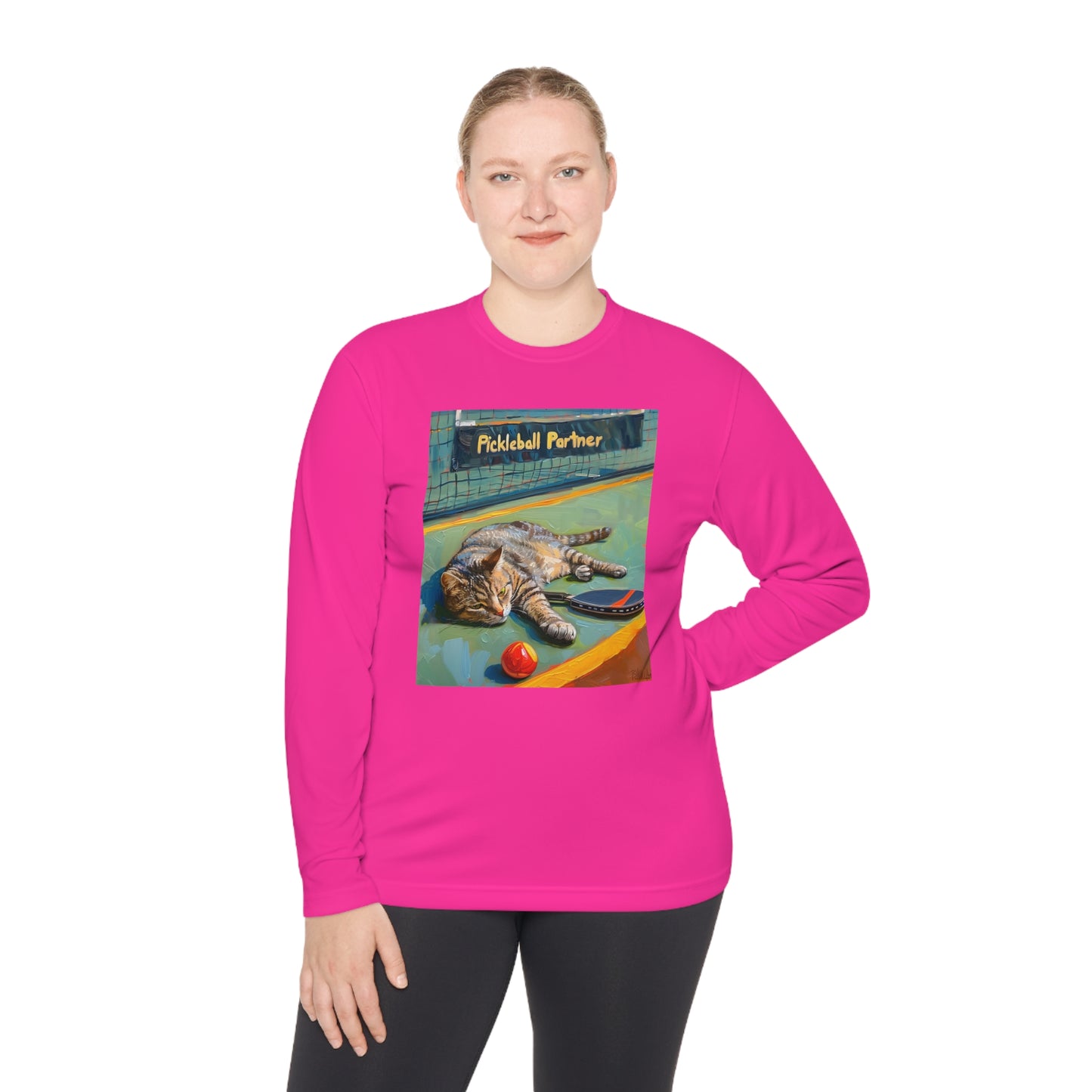 Whisker Winner – Unisex UV Protective Pickleball Long Sleeve Tee