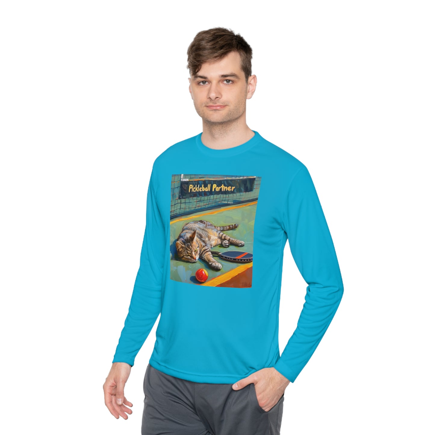 Whisker Winner – Unisex UV Protective Pickleball Long Sleeve Tee