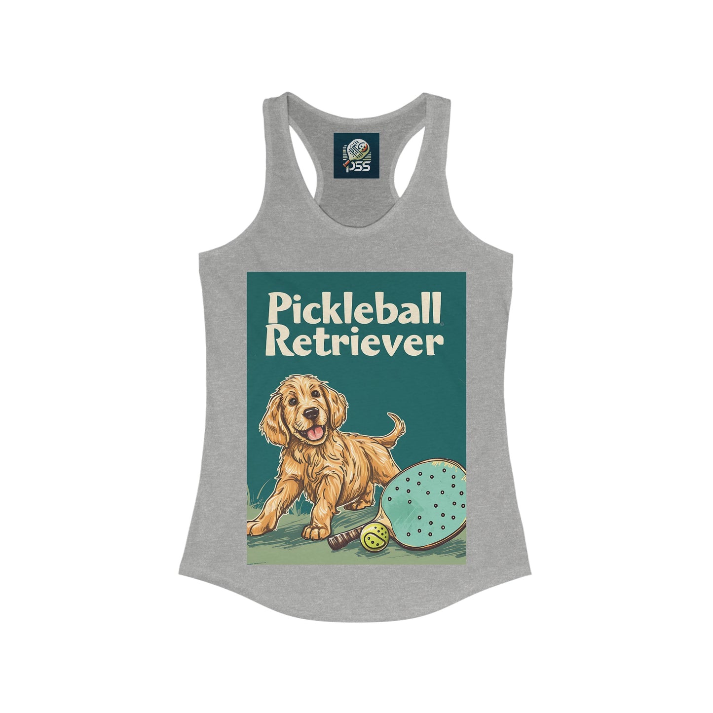 Pickleball Retriever Athletic Women's Racerback Tank