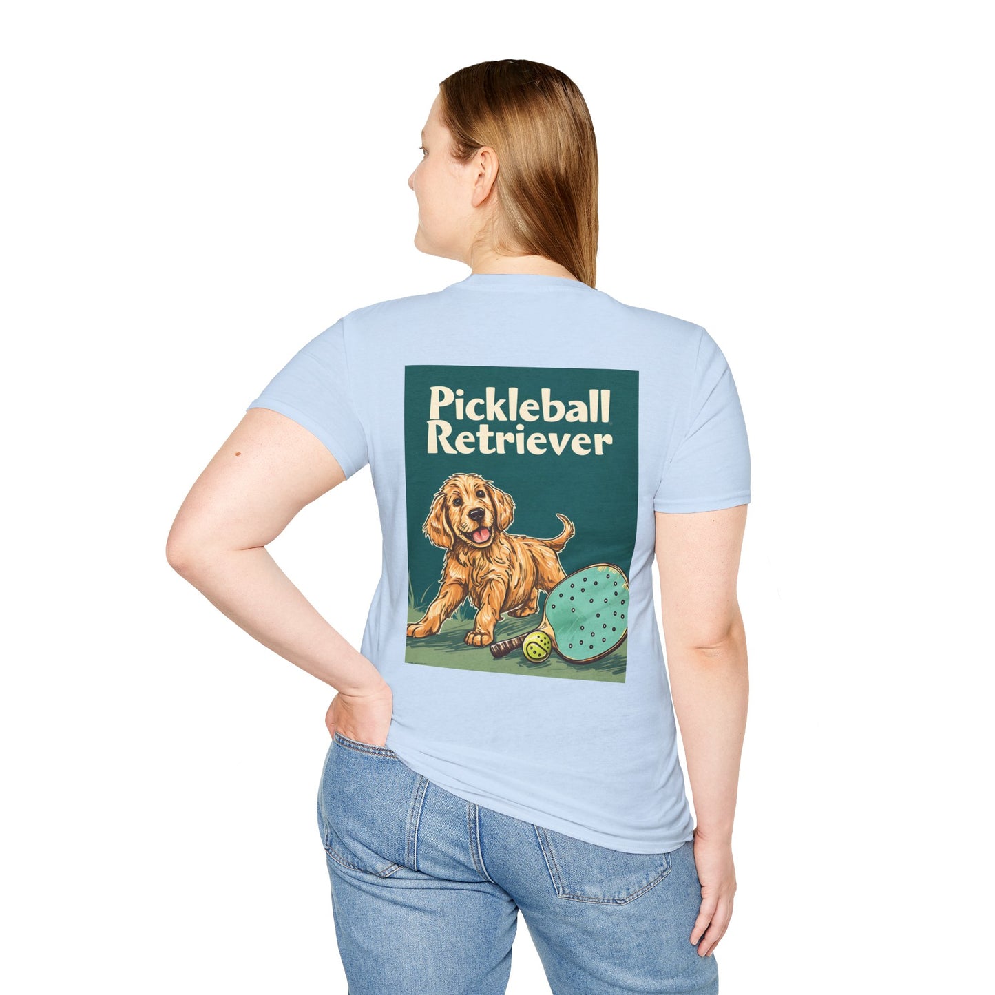 Classic Pickleball Retriever Comfort Tee – Unisex Soft-Style