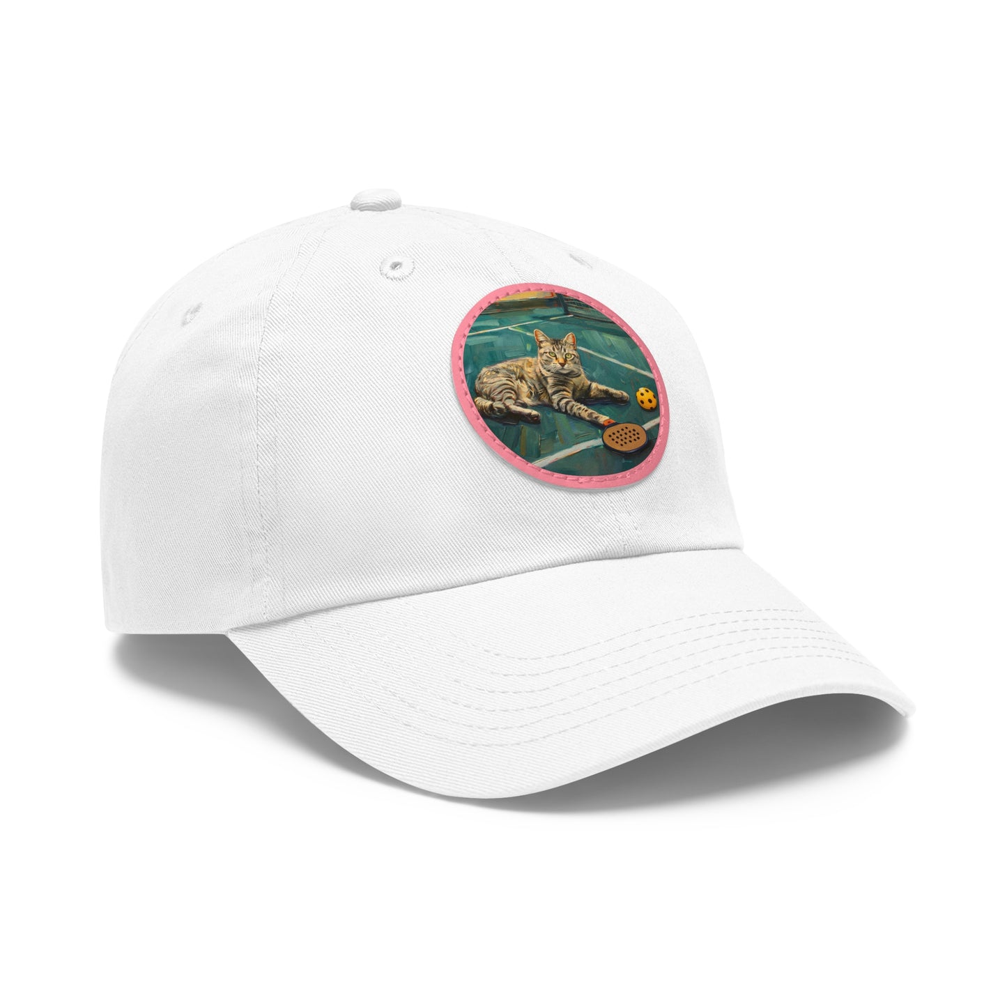 Pickleball Partner Leather Patch Hat