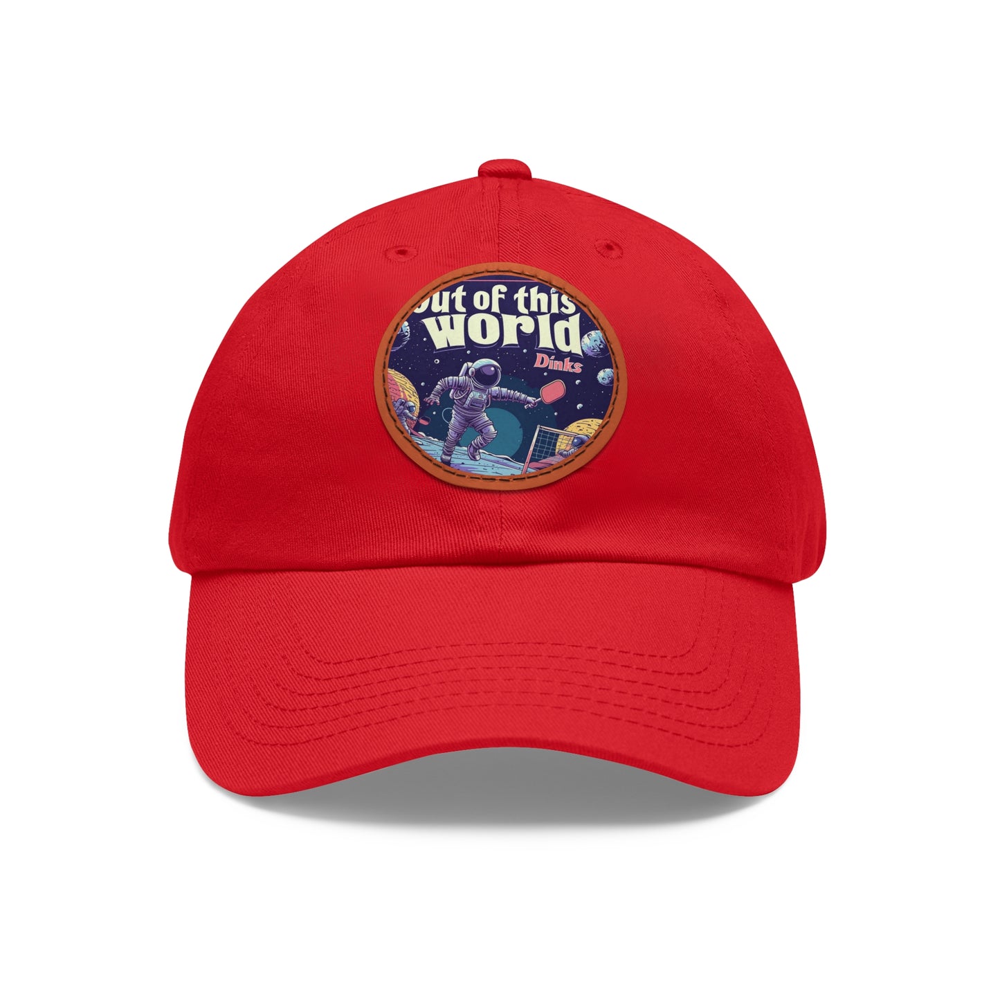 Galactic Game Point Leather Patch Hat