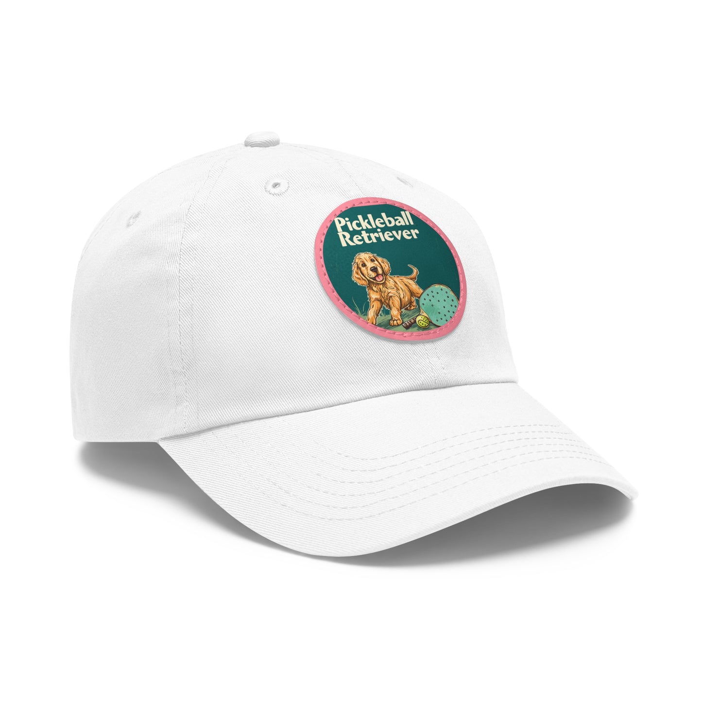 Pickleball Retriever Leather Patch Hat