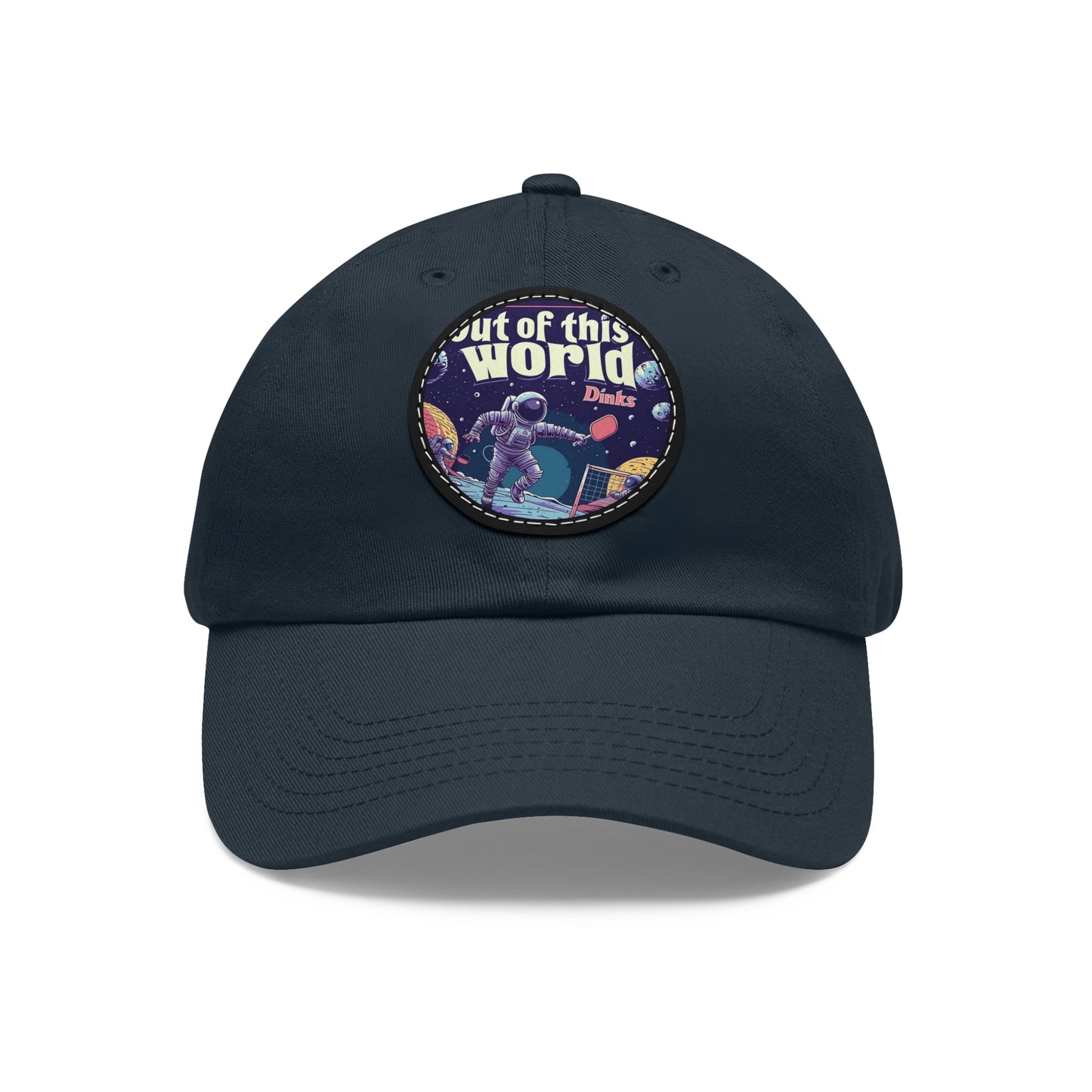 Galactic Game Point Leather Patch Hat