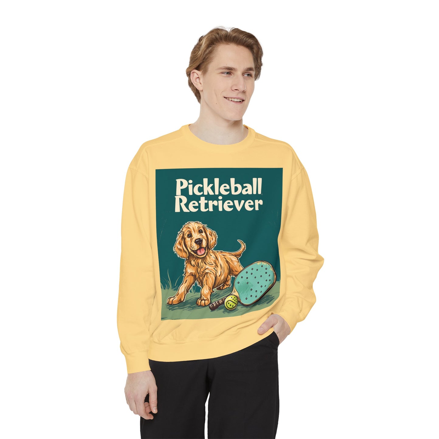 Pickleball Retriever – Unisex Cozy Pickleball Sweatshirt