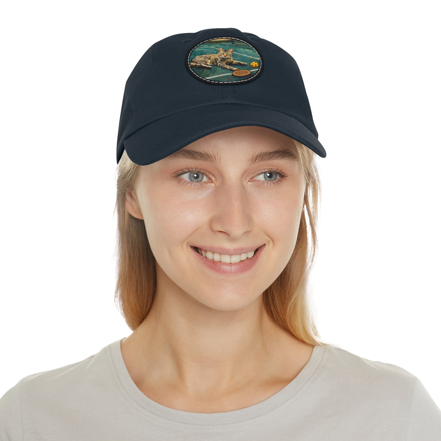 Pickleball Partner Leather Patch Hat