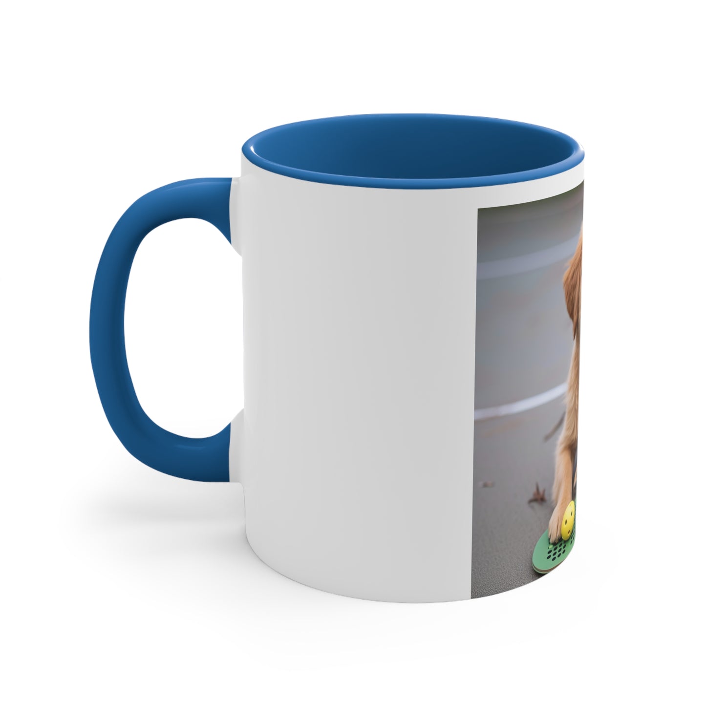 Pickleball Pup Partner – Accent Coffee Mug