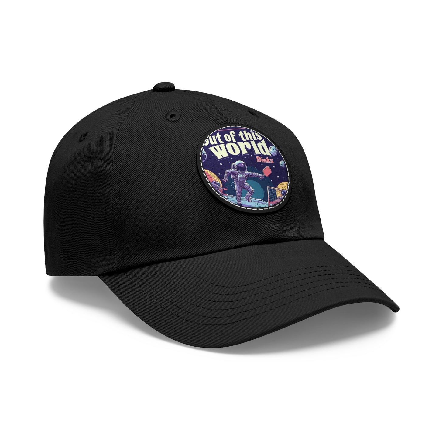 Galactic Game Point Leather Patch Hat