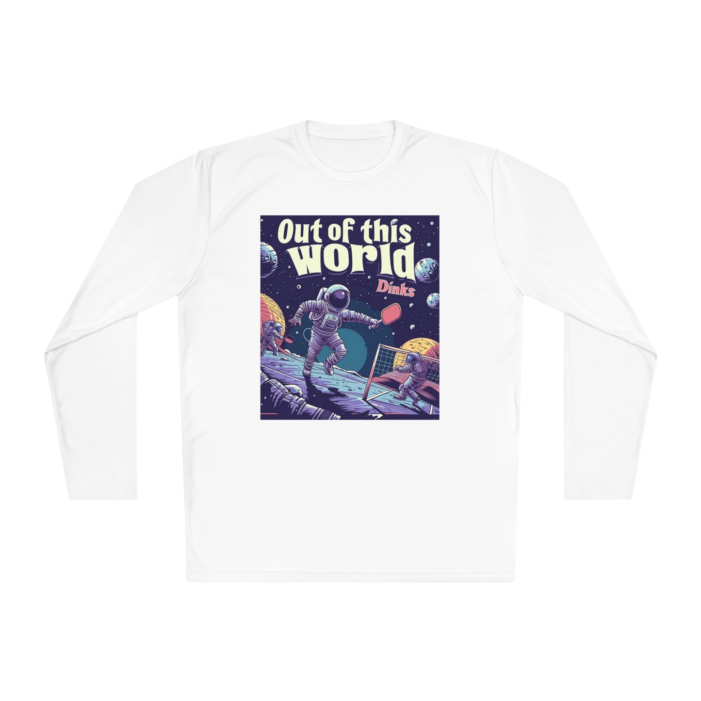 Galactic Game Point Tee – Unisex UV Protective Pickleball Long Sleeve Tee