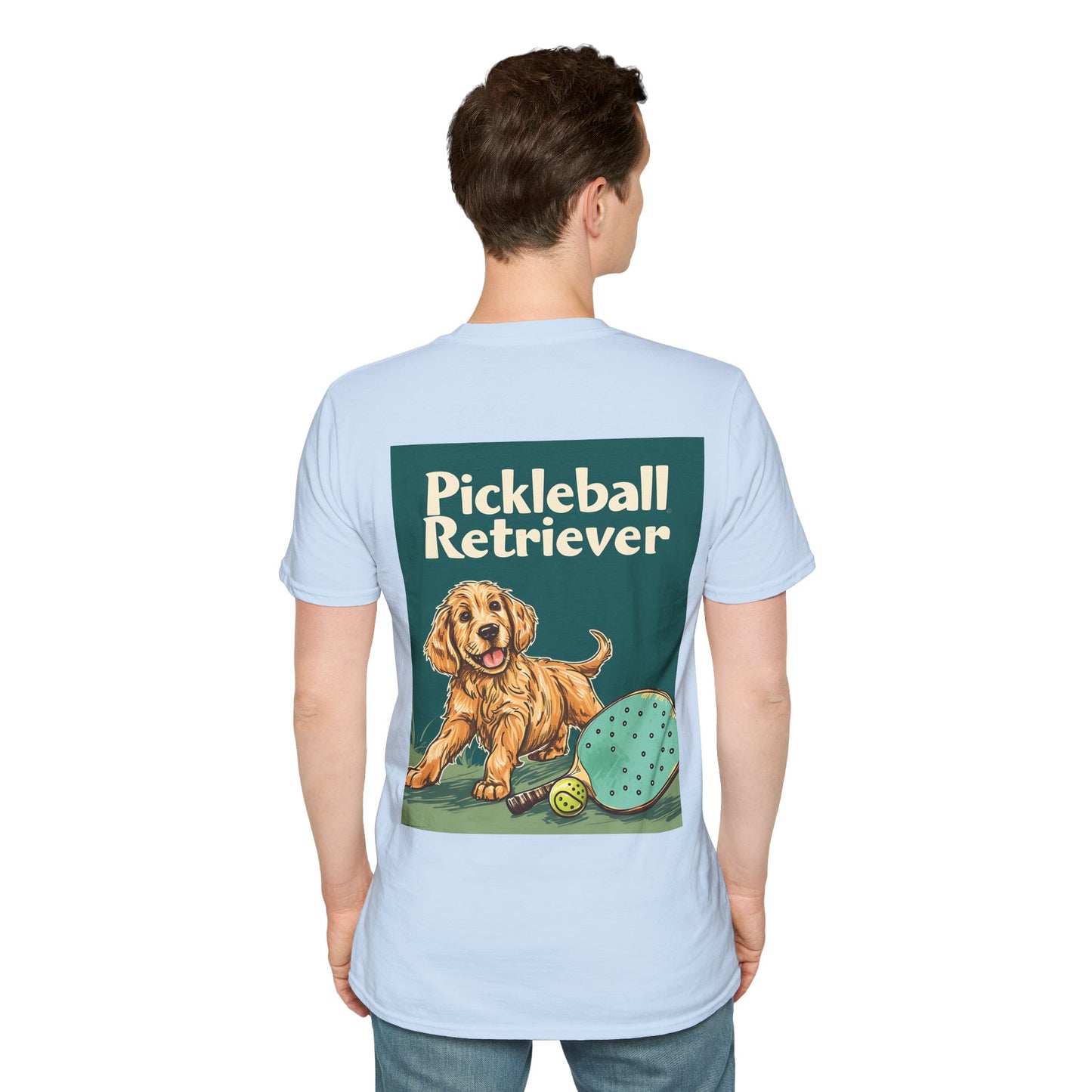 Classic Pickleball Retriever Comfort Tee – Unisex Soft-Style