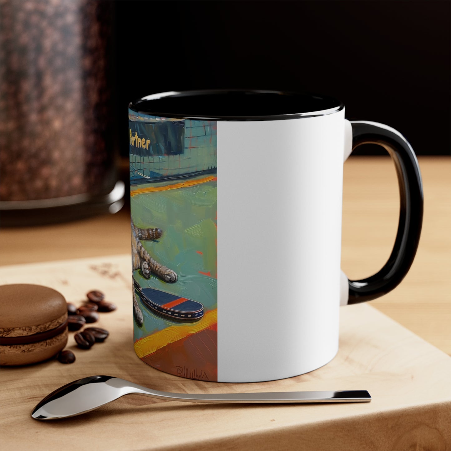 Court Conqueror Cat Accent Coffee Mug