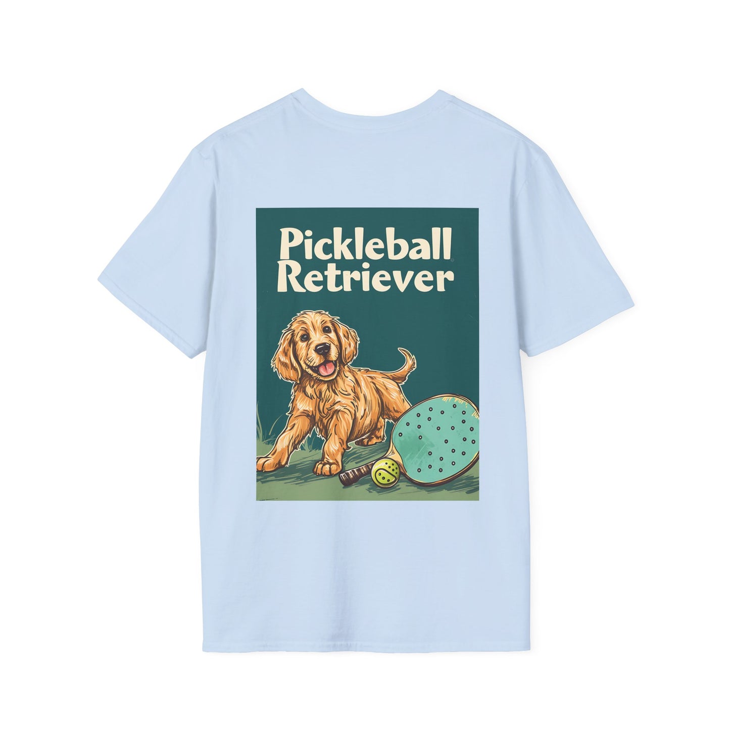 Classic Pickleball Retriever Comfort Tee – Unisex Soft-Style