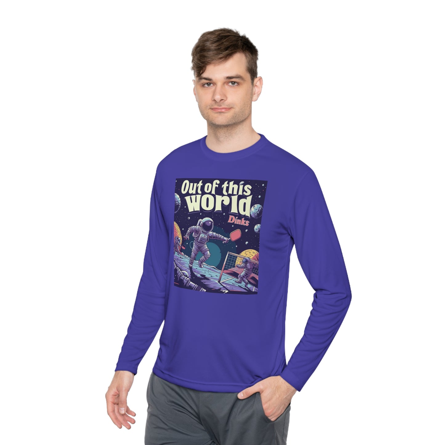 Galactic Game Point Tee – Unisex UV Protective Pickleball Long Sleeve Tee