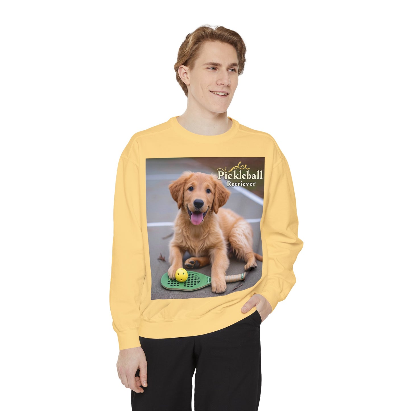 Pickleball Pup Partner – Unisex Cozy Sweatshirt