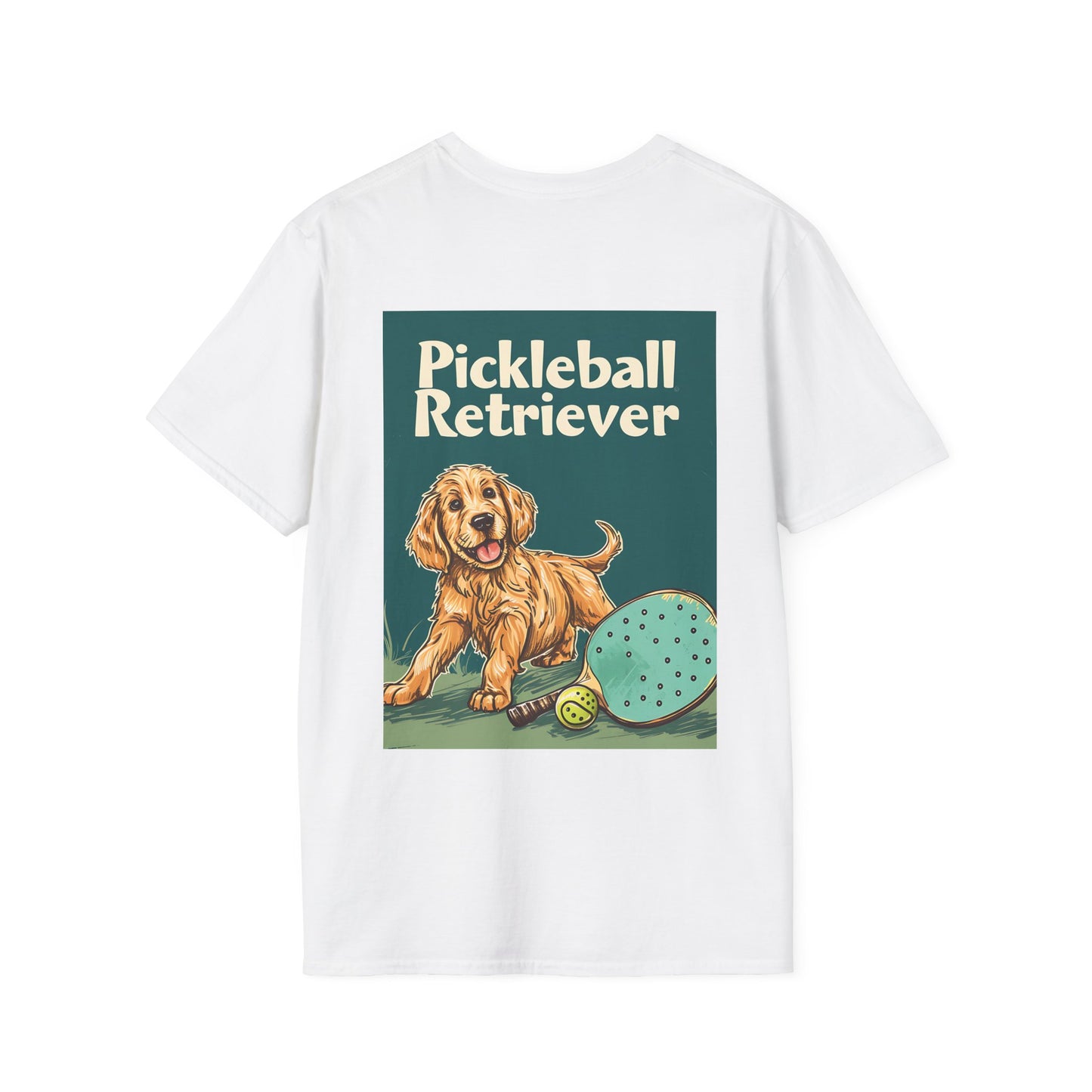 Classic Pickleball Retriever Comfort Tee – Unisex Soft-Style