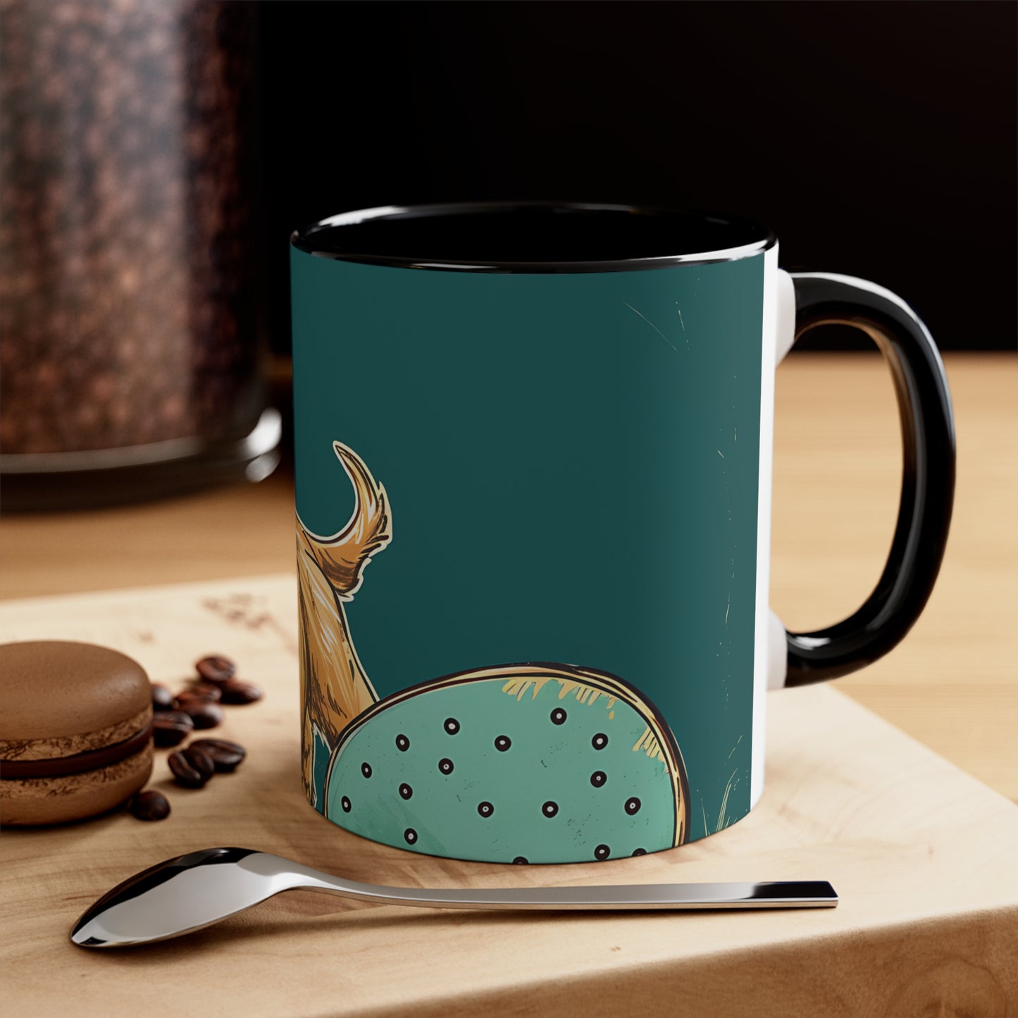 Pickleball Retriever Accent Coffee Mug