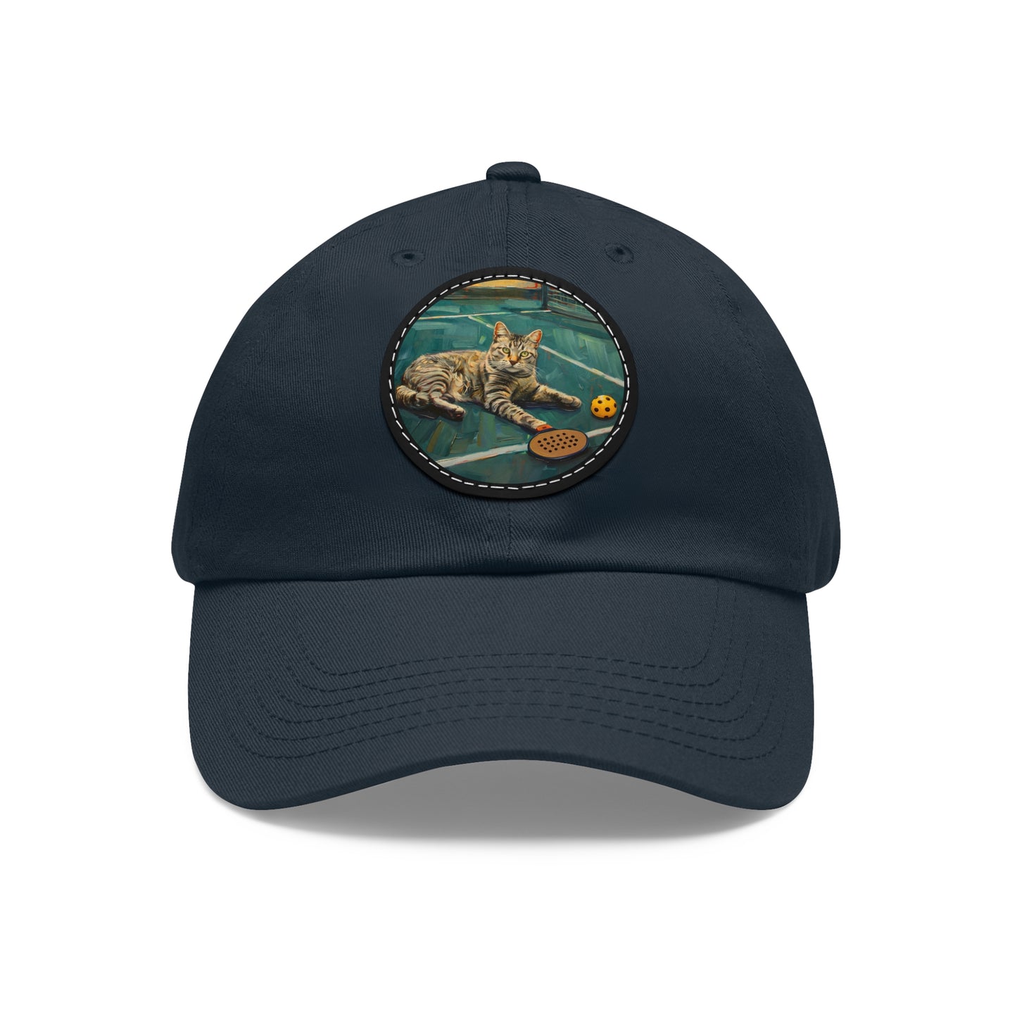 Pickleball Partner Leather Patch Hat