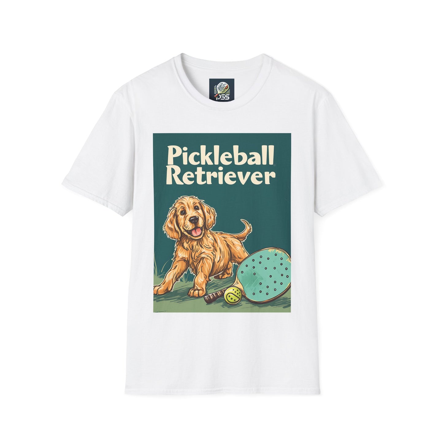 Pickleball Retriever Comfort Tee – Unisex Soft-Style