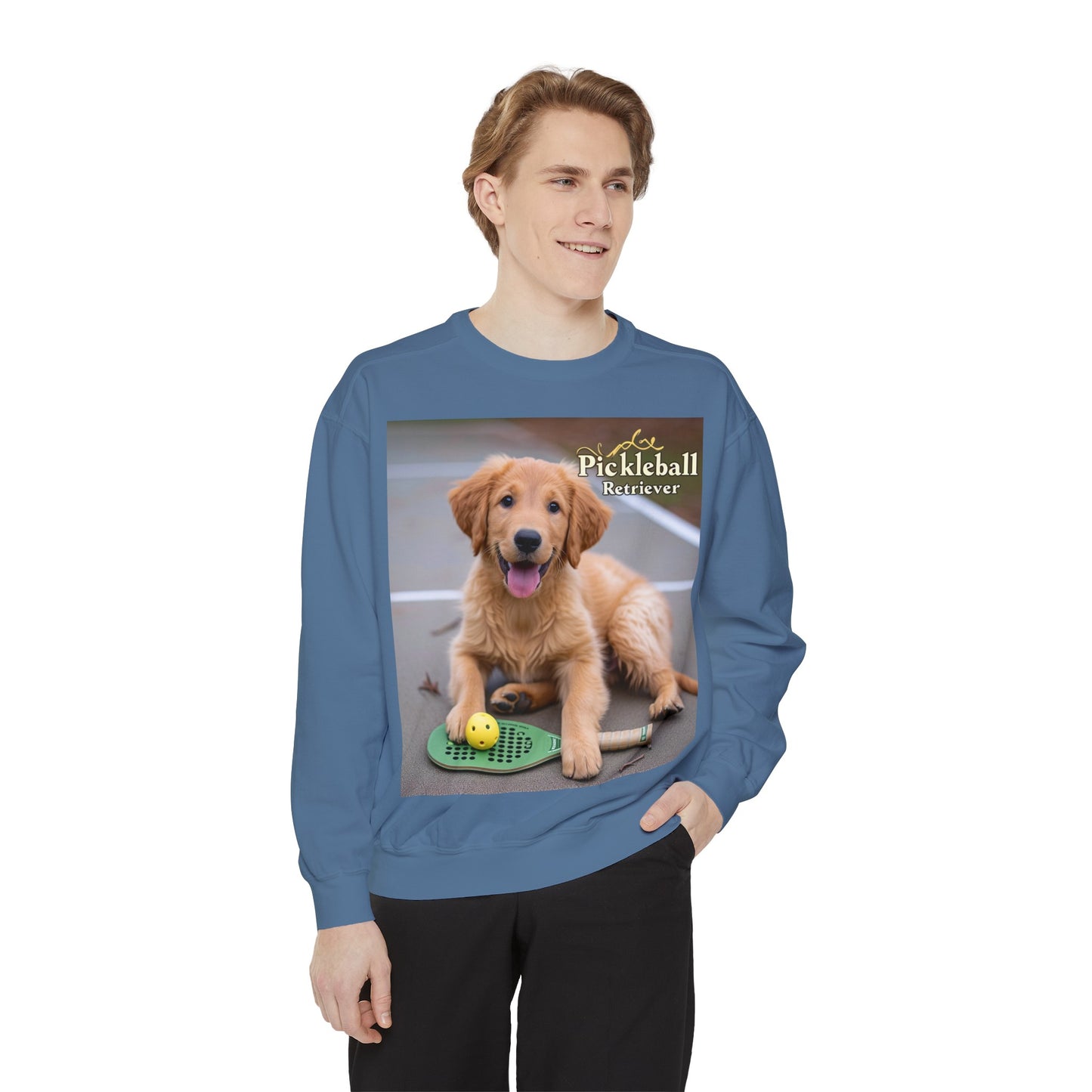 Pickleball Pup Partner – Unisex Cozy Sweatshirt