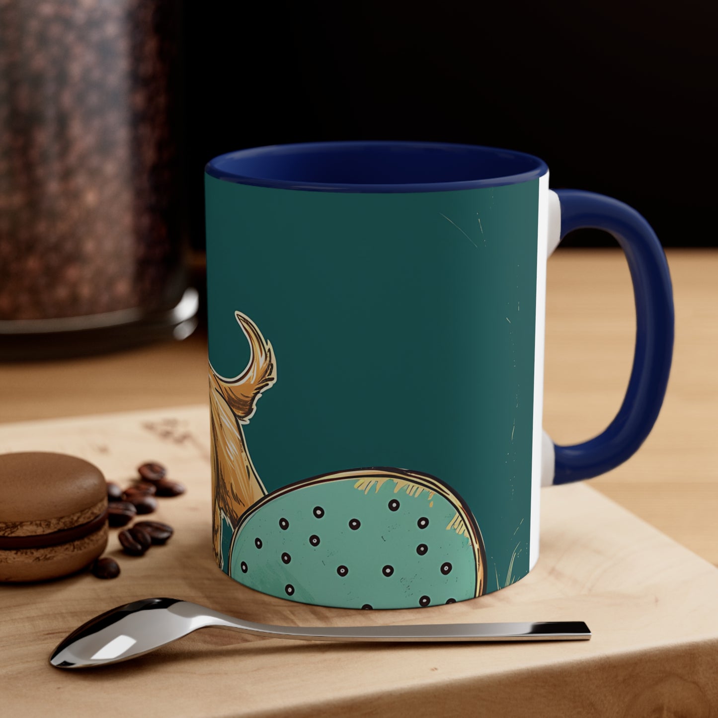 Pickleball Retriever Accent Coffee Mug