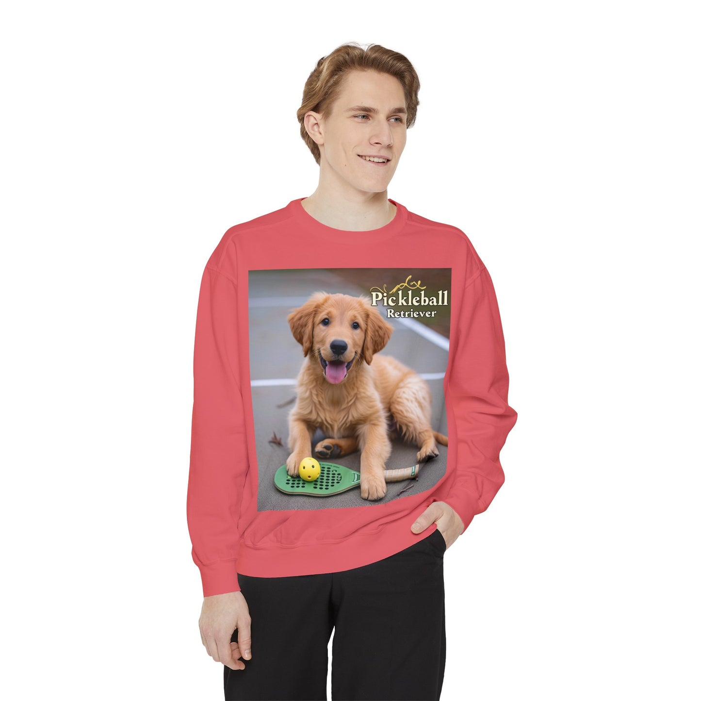 Pickleball Pup Partner – Unisex Cozy Sweatshirt