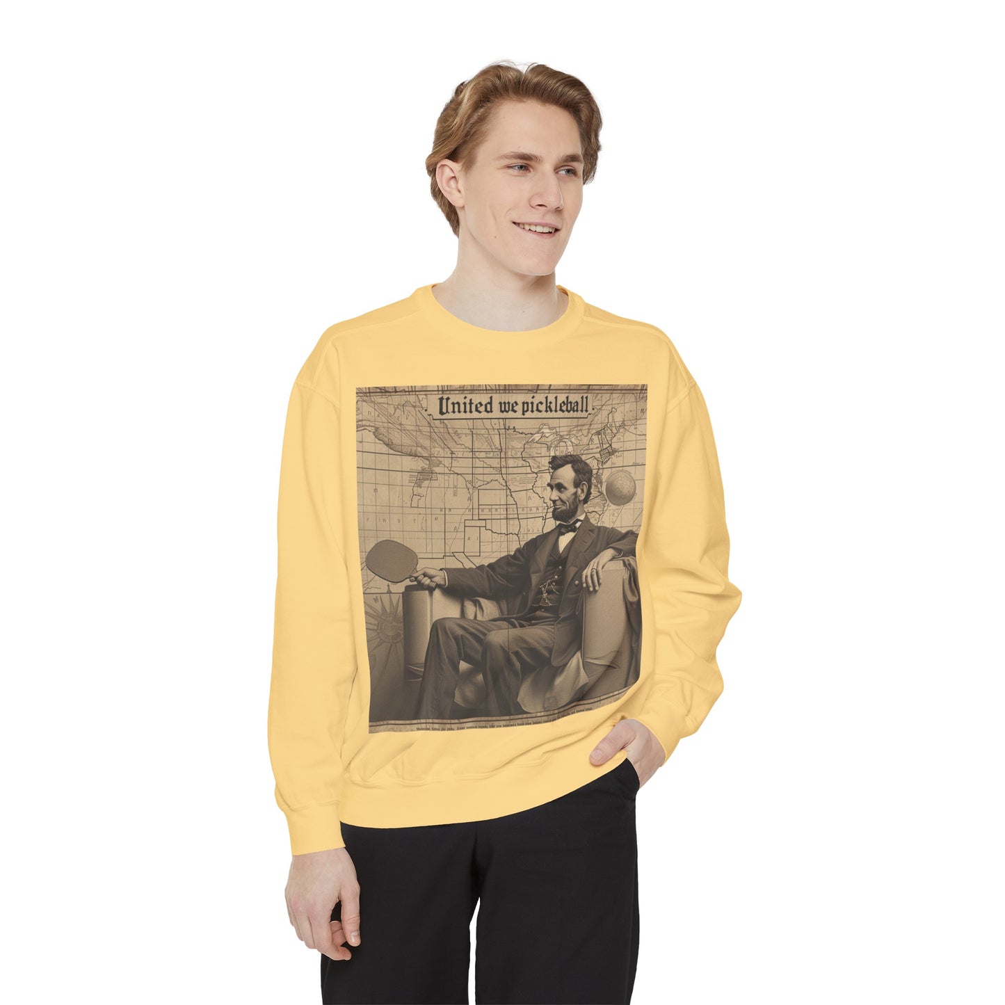 United We Pickleball – Unisex Cozy Pickleball Sweatshirt