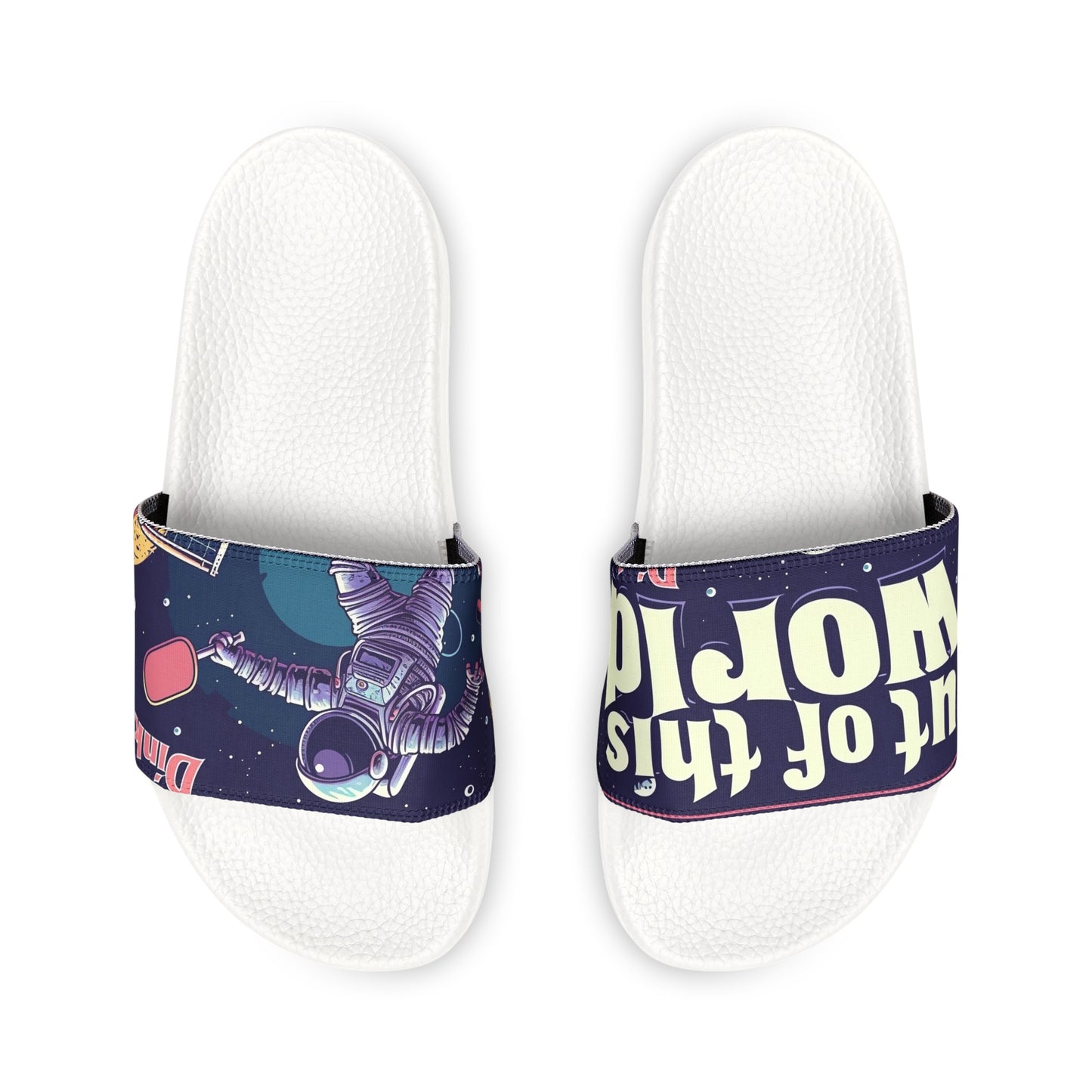 Galactic Game Point Slide Sandals for Women