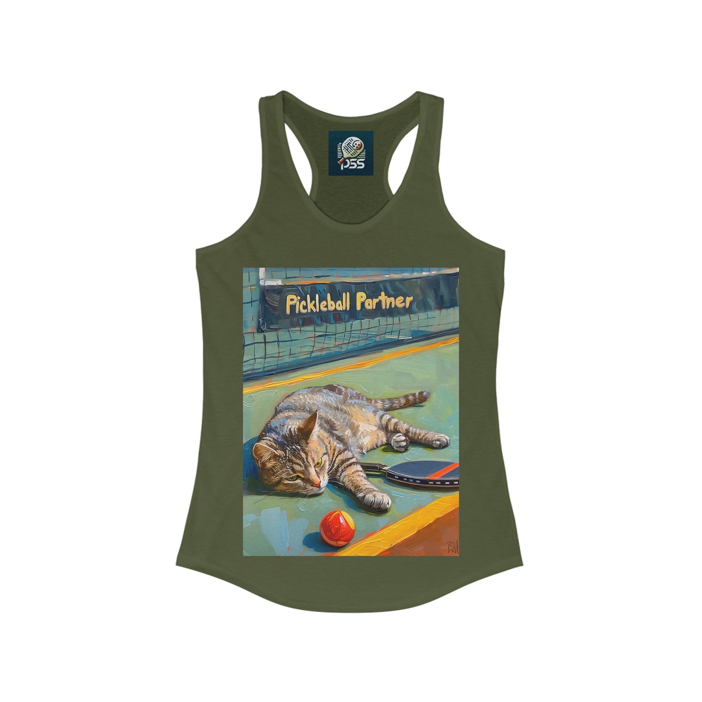 Paddle Paws Play – Women’s Racerback Tank