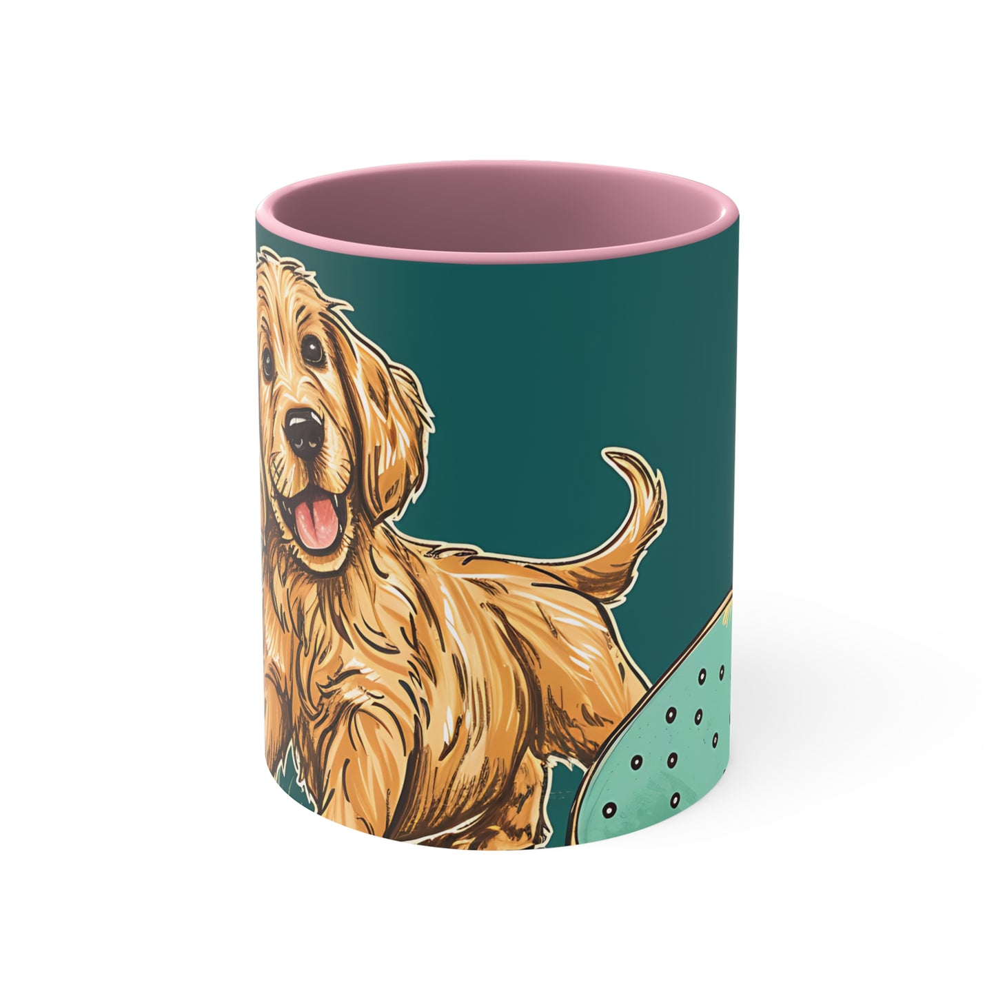 Pickleball Retriever Accent Coffee Mug