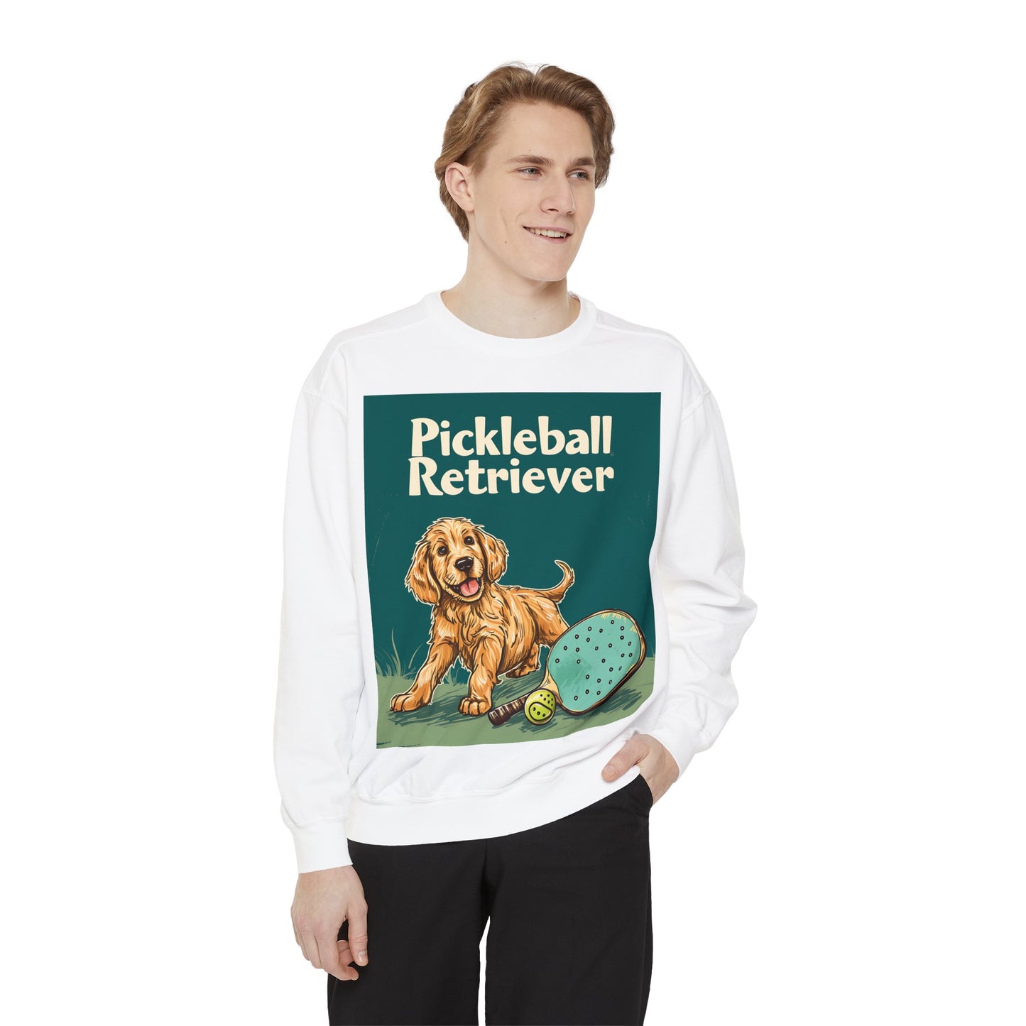 Pickleball Retriever – Unisex Cozy Pickleball Sweatshirt