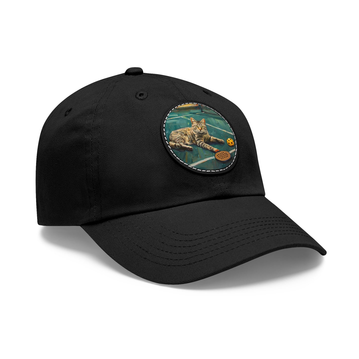 Pickleball Partner Leather Patch Hat