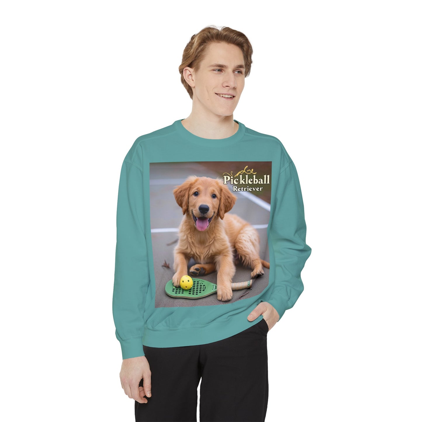 Pickleball Pup Partner – Unisex Cozy Sweatshirt