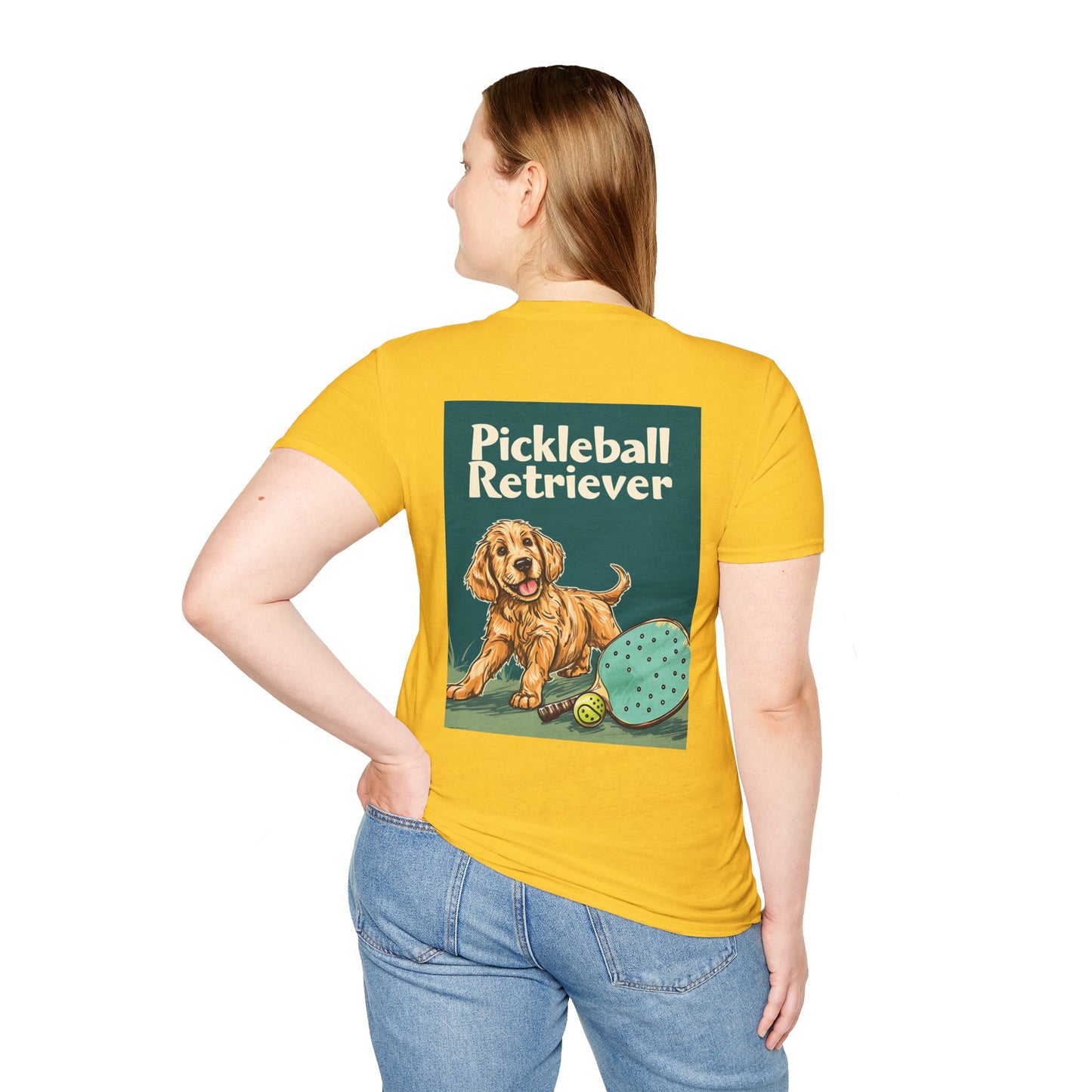 Classic Pickleball Retriever Comfort Tee – Unisex Soft-Style