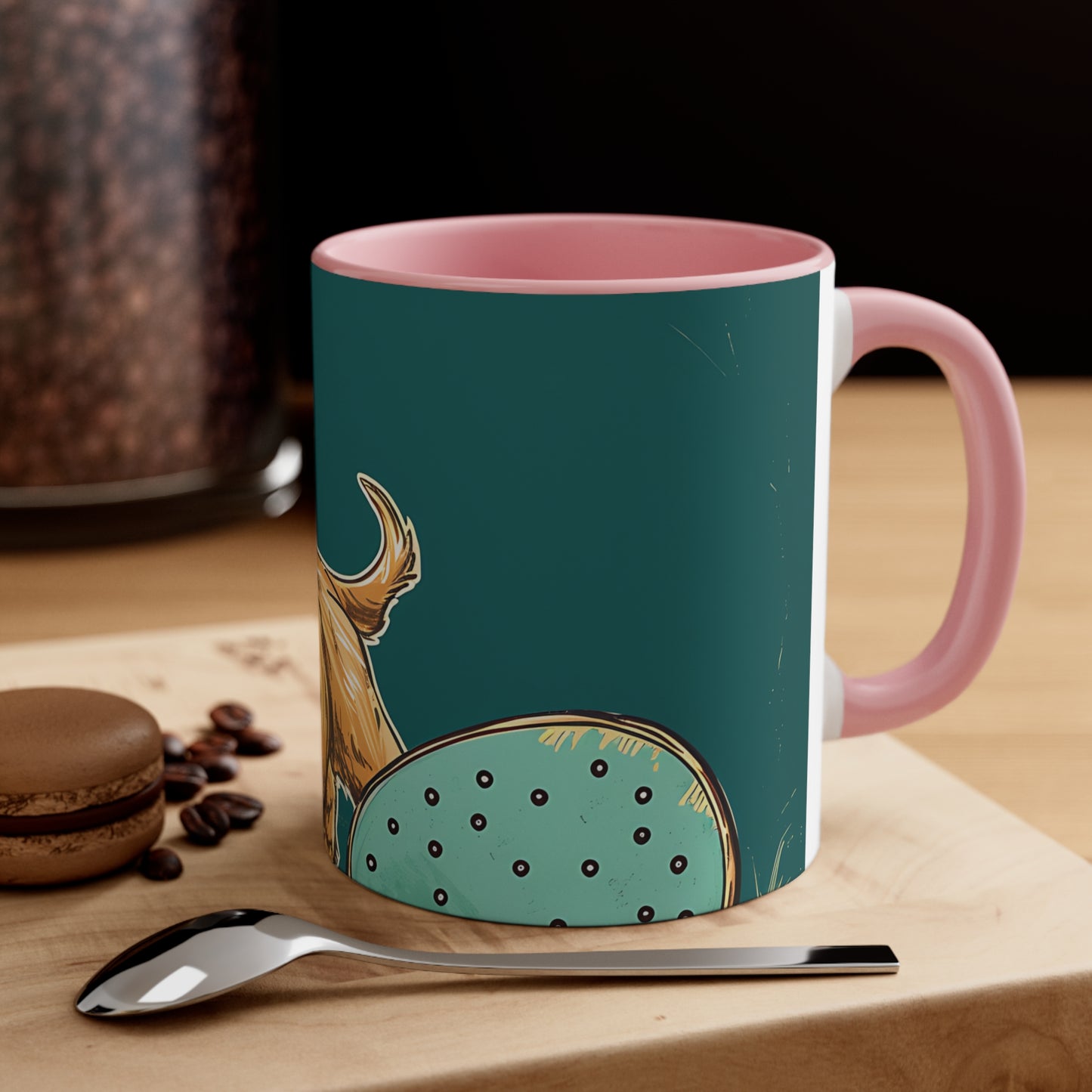 Pickleball Retriever Accent Coffee Mug