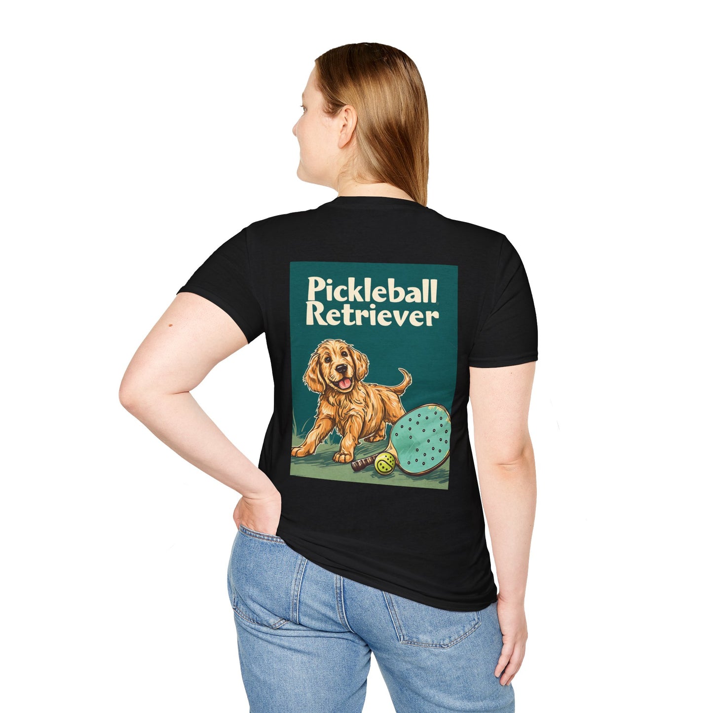 Classic Pickleball Retriever Comfort Tee – Unisex Soft-Style