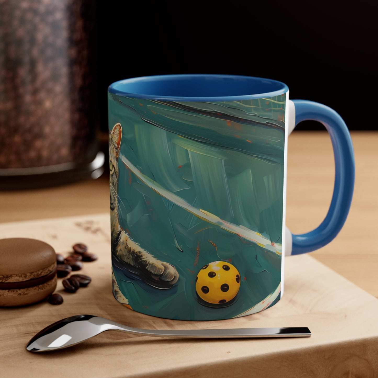 Pickleball Partner Accent Coffee Mug