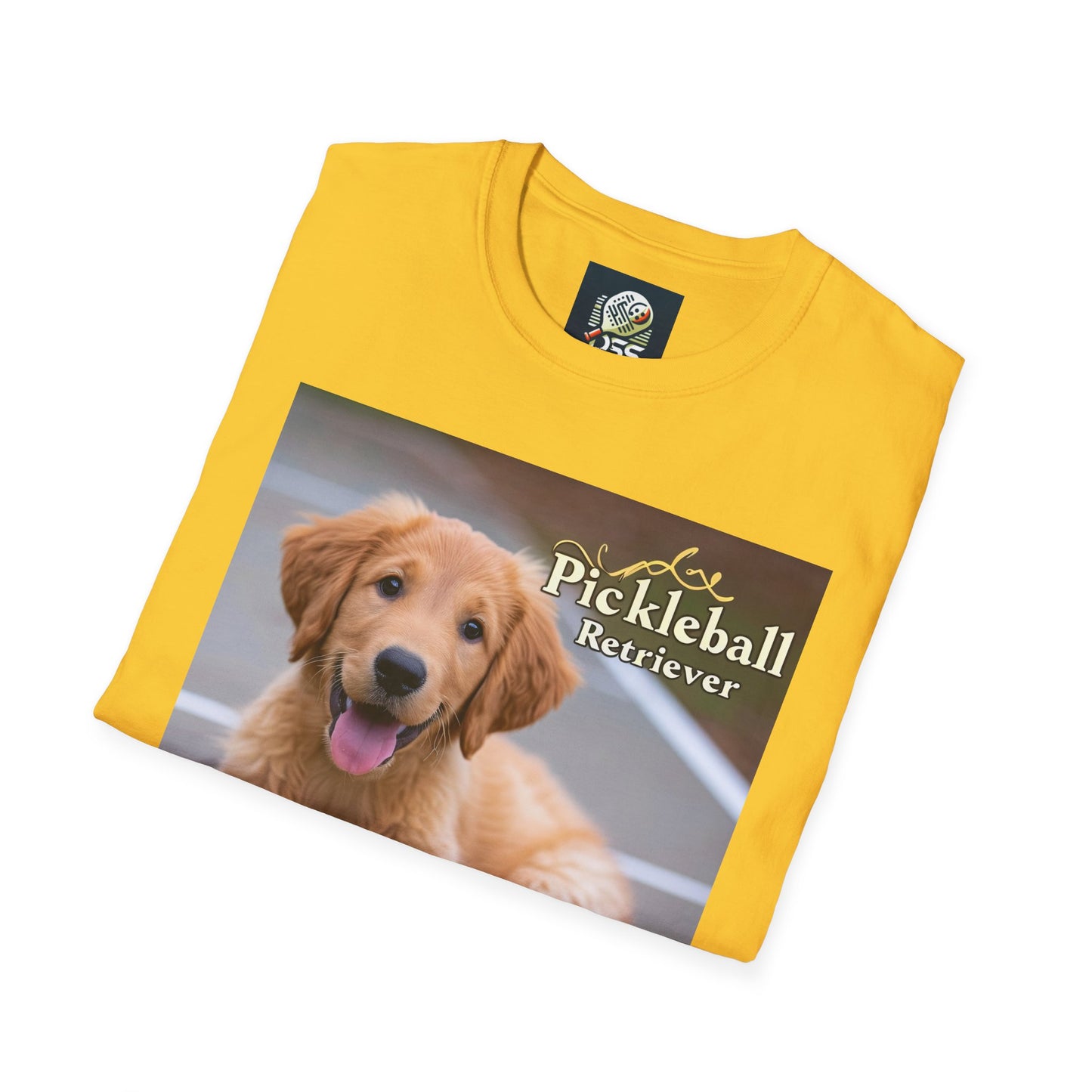 Pickleball Pup Partner – Unisex Soft-Style Tee